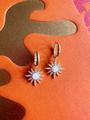 Alissa Gold Pave Star Earrings-Earrings-Alissa-Emila-1