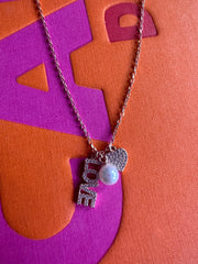 Alissa Love Necklace With Mini Pearl-Alissa-Emila-1