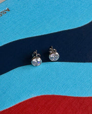 Alissa Medium Silver Stud Earrings-Emila-Emila-1