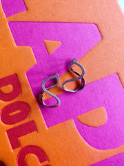 Alissa Silver Lucky 8 Earrings-Earring-Alissa-Emila-1
