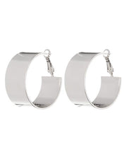 Luv AJ Positano Hoops-Earrings-LUV AJ-Silver-Emila-7