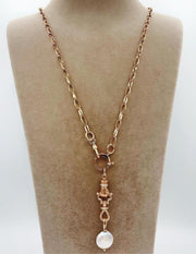 Mia Perlo Hold Me Necklace-Necklace-Mia Perlo-Gold-Emila-1
