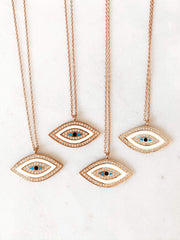 Alissa Aria Rose Gold Necklace-Necklace-Alissa-Emila-1
