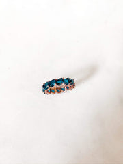 Alissa Navy Pear Infinity Ring-Ring-Alissa-6-Emila-1