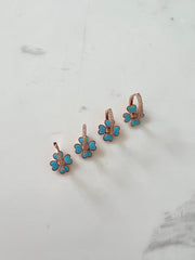 Alissa Pastel Blue Clover Earrings-Alissa-Emila-1