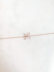 Alissa Rose Gold Four Leaf Bracelet-Bracelet-Alissa-Emila-1