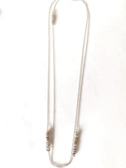 Alissa Silver Chain with Mini Hoops-Necklace-Alissa-Emila-1