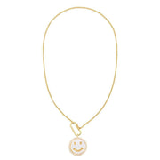 Celeste Starre Smiley Face Necklace-Necklace-Celeste Starre-Emila-1