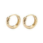 Coco & Kinney Eleanor Gold Huggies-Earrings-Coco & Kinney-Emila-1