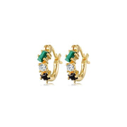 F+H Jewelry Fantasy Gemstone Hoops-Earrings-F+H Jewelry-Emila-1
