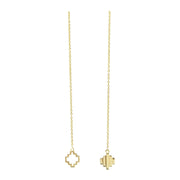 Jewel Tree Gold Drop Earrings-Jewel Tree-Emila-1