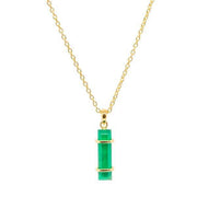 Jewel Tree Green Onyx Urban Necklace-Necklace-Jewel Tree-Emila-1