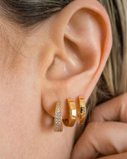 Luv AJ Mini Coco Hoops-Earrings-LUV AJ-Silver-Emila-2