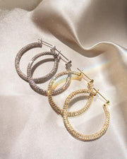 Luv AJ Skinny Amalfi Hoops-Earrings-LUV AJ-Gold-Emila-3