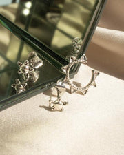 Luv AJ Starlight Studs & Ear Cuff Set-Earrings-LUV AJ-Silver-Emila-2