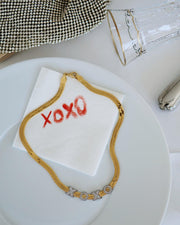 Mers About Last Night XOXO Necklace-Necklaces-Mers-Emila-1