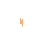 Mers Enamel Lightning Stud Earring-Earrings-Mers-Coral-Emila-1