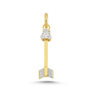 Mers Gold and Diamente Arrow Charm-Charm-Mers-Emila-1