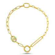 Mers Love Generation Double Hoop Necklace-Necklace-Mers-Emila-1