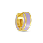 Mers Love Generation Enamel Huggie-Earrings-Mers-Lilac-Emila-1