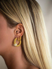 Mers Lucky Me Wheel of Fortune Earrings-Earrings-Mers-Emila-2