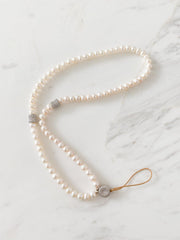 Mia Perlo Freshwater Pearl Phone Chain-Phone Chain-Mia Perlo-Emila-1