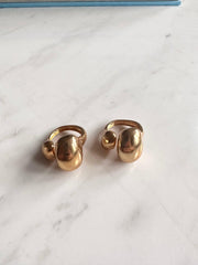 Misho Gold Pebble Ring-Misho-Emila-1