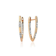 Top Hills 0.7 Carat Lab Grown Diamond Earrings-Earring-Top Hills-Emila-1