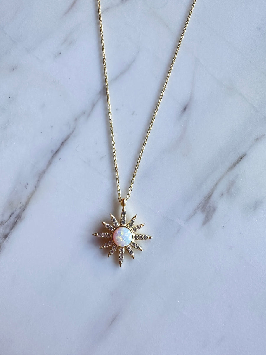 Alissa Gold Pave Star Necklace