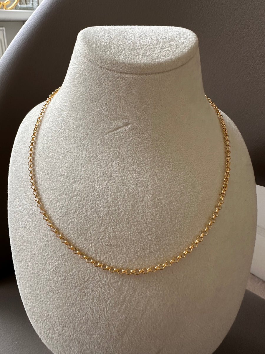 Mers Gold Link Chain Necklace