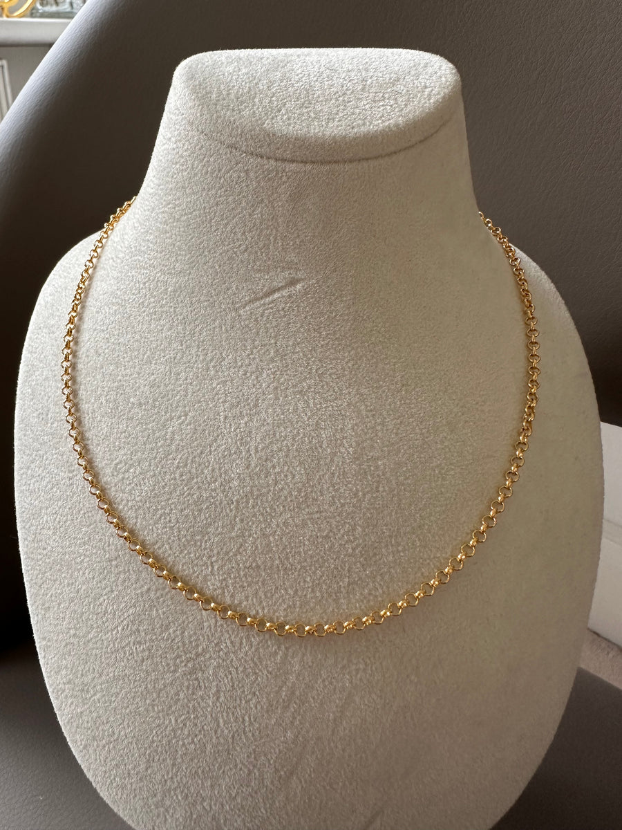 Mers Gold Link Chain Necklace