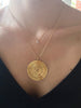 Alissa Gold Circular Pendant-Necklace-Alissa-Emila-1