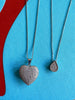 Alissa Large Silver Heart Necklace-Necklace-Alissa-Emila-1