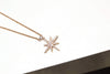 Alissa Star & Chain Necklace-Necklace-Emila-Rose Gold-Emila-1