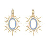 Coco & Kinney Gold Reversible Hoops-Earrings-Coco & Kinney-Emila-1