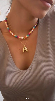 Mers Multicolour Bead Necklace-Mer's-Emila-1