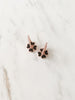 Alissa Dark Brown Clover Earrings-Earrings-Alissa-Emila-1