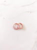Alissa Pastel Enamel Huggie Hoop Earrings-Earrings-Alissa-Pink-Emila-2