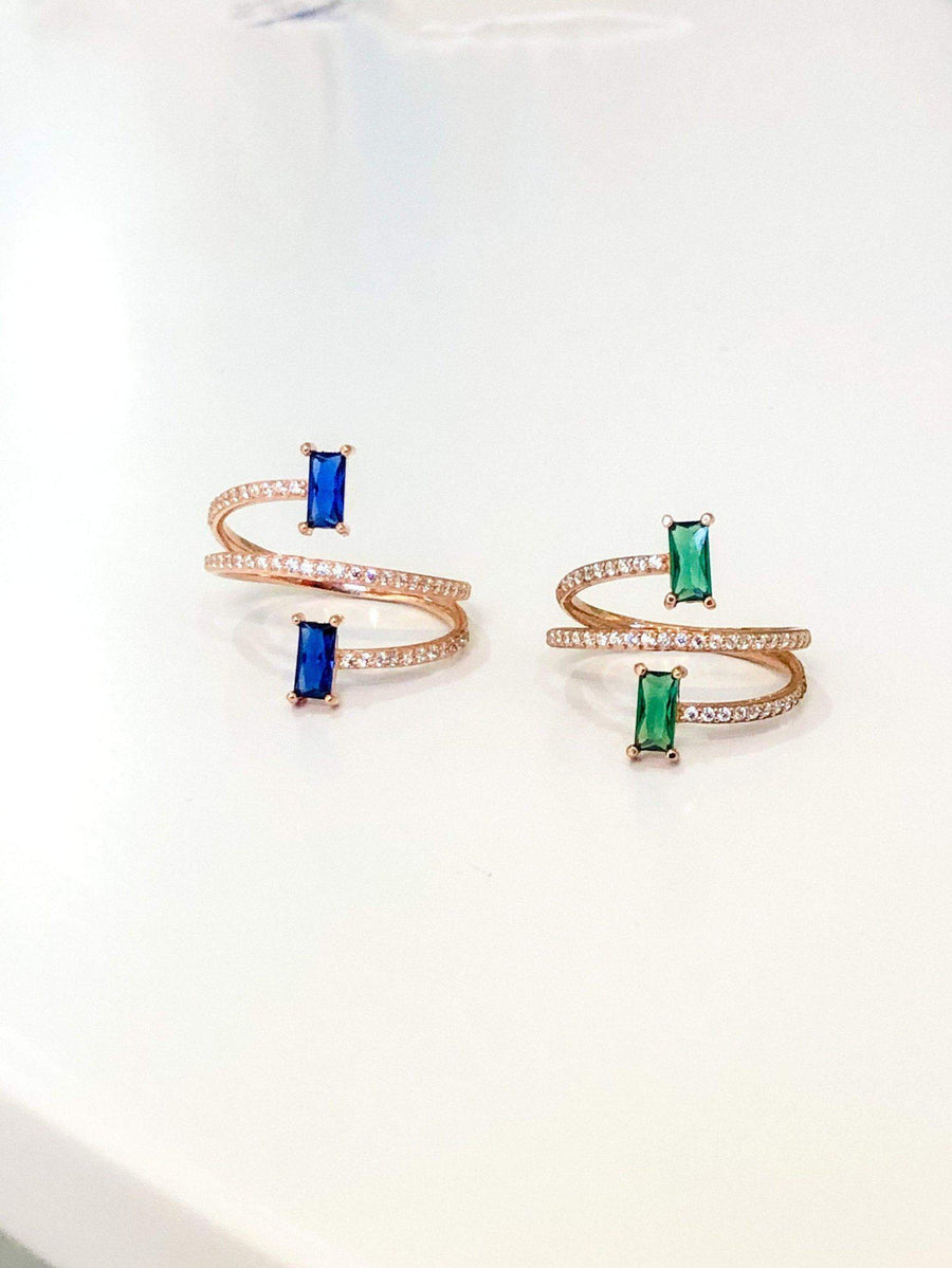 Alissa Rose Gold Wrap Ring - Emerald-Ring-Alissa-8-Emila-1