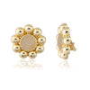 Bloom Jewelry Daisy Cream Earrings-Earrings-Bloom Jewelry-Emila-1