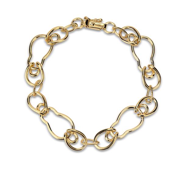 Bonvo Gaia Gold Link Bracelet-Apparel & Accessories-Bonvo-Emila-3