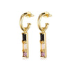 F+H Faded Multicolour Gemstone Earrings-Earrings-F+H Jewelry-Emila-1