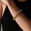 F+H Gold Chunky Bracelet-Bracelet-F+H Jewelry-Emila-1