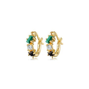 F+H Jewelry Fantasy Gemstone Hoops-Earrings-F+H Jewelry-Emila-1
