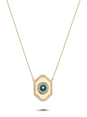 Melis Goral Guardian Diamond Necklace-Necklace-Melis Goral-Emila-1