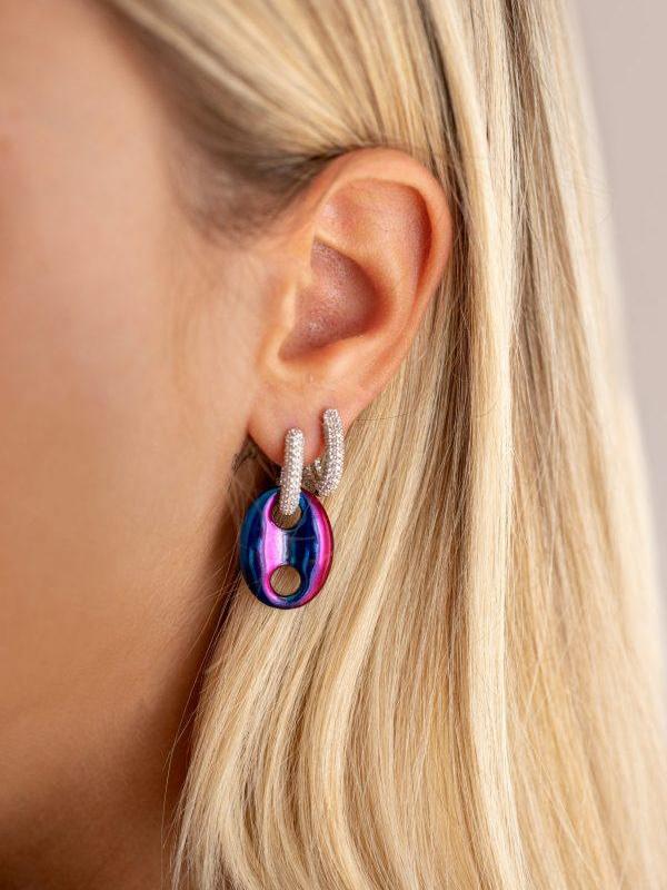 Mers Cosmic Crush Cosmic Earring-Earrings-Mers-Blue & Purple Ombre-Emila-4