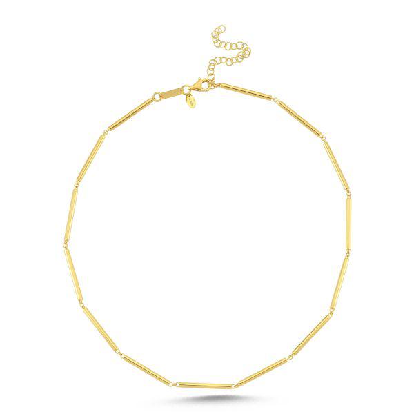 Mers Gold Connecting Chain Necklace-Mers-Emila-2