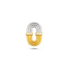 Mers Gold and Silver Oval Earring-Earrings-Mer's-Emila-1