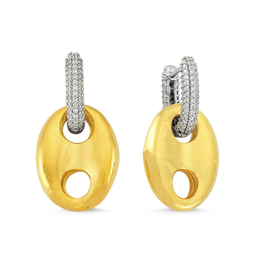 Mers Large Gold Enamel Earrings-Earrings-Mers-Emila-1