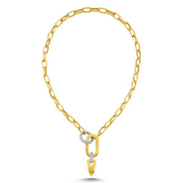 Mers Love Generation Gold Link Necklace-Necklace-Mers-Emila-1